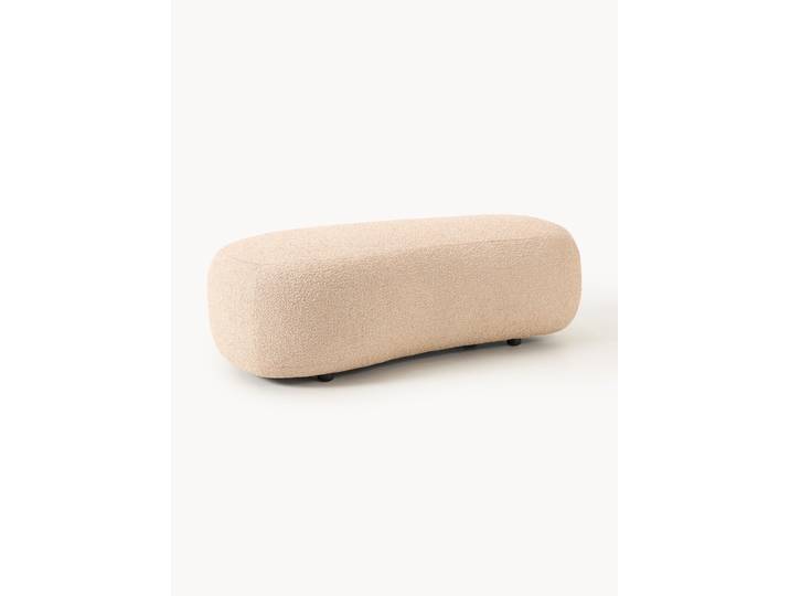 Pouf XL en bouclette Alba
