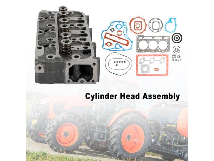 Artudatech culasse complet avec ressort de soupape et kit de joint pour Kubota D1105 RTV1100