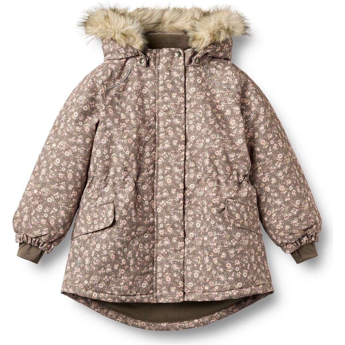 Wheat Jacket Mathilde dry wood snow flowers (9676) 110 7203-941R GRS-9676-110/5y