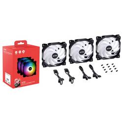 ADATA VENTO 120 PC-Gehäuse-Lüfter Schwarz (B x H x T) 120 x 120 x 25 mm inkl. LED-Beleuchtung 75261454
