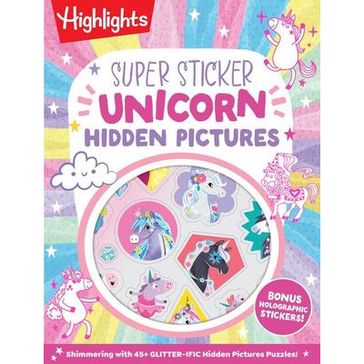 Super Sticker Unicorn Hidden Pictures, von Highlights, Highlights Press PRH US, 978-1-63962-566-6