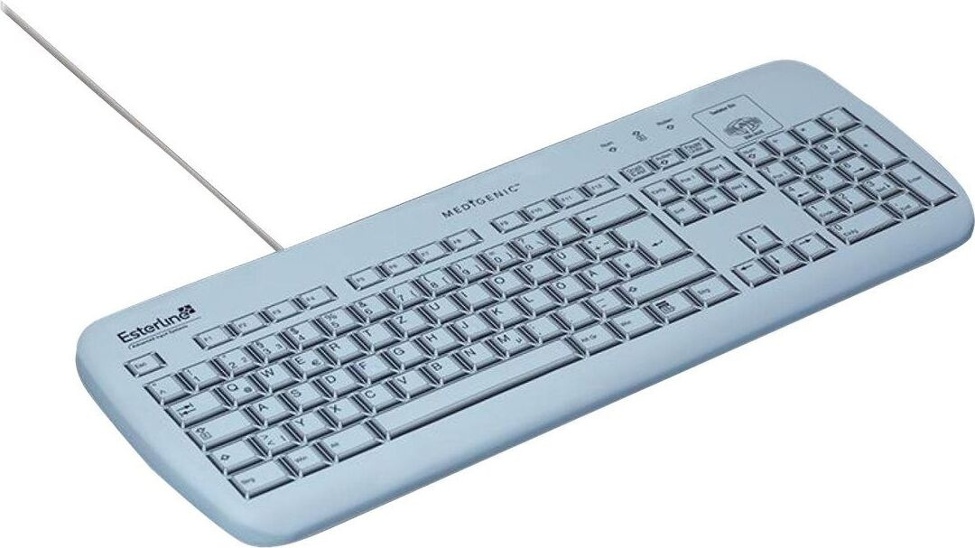 Rein Medical Medigenic VM9205 MTA Essential USB & PS2 IP65 Siliconen Toetsenbord