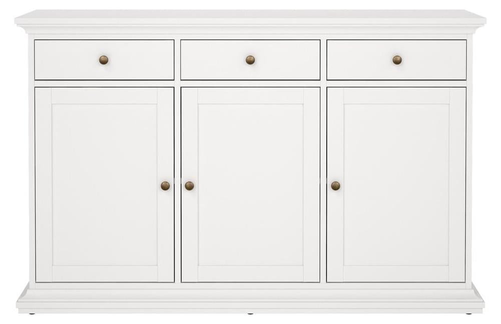 CaliCosy Sofia Dressoir met 3 deuren en 3 lades, Breedte: 143,7 cm
