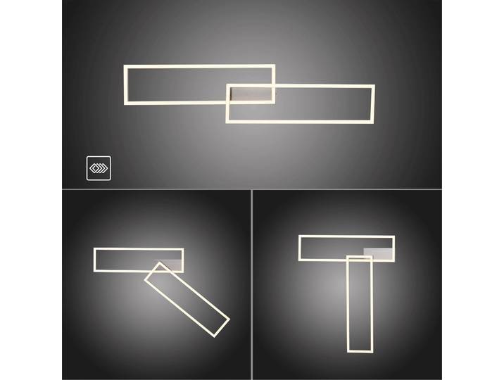 JUST LIGHT Deckenleuchte IVEN , grau (stahl), 2, 1 Stk., Leuchten, Deckenleuchte