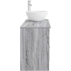 vidaXL, Badmöbelset, Badezimmermöbel-Set