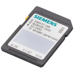Siemens 6AV6881-0AP40-0AA0 SIMATIC HMI SD-Speicherkarte 32 GB, Indoor TIA Portal V16 oder höher 6AV68810AP400AA0