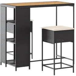 vidaXL, Gartentisch + Balkontisch, Damonville (Holz)
