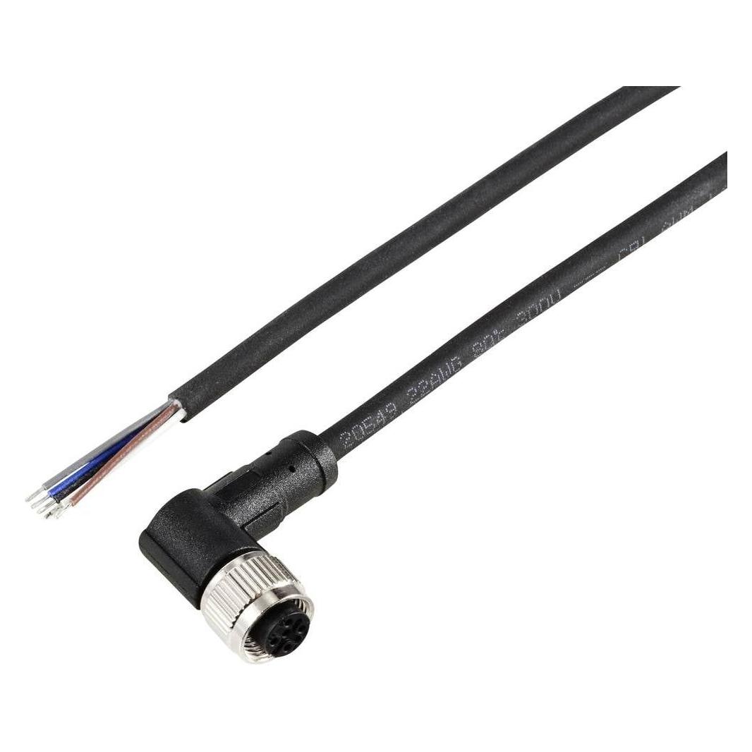 Tru Components TC-12833160 Sensor-/Aktor-Anschlussleitung M12 Kupplung, gewinkel (TC-12833160)