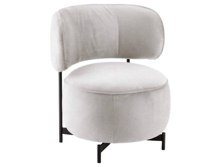 Sessel 8170 Basic Drehbar D: 68 cm Himolla / Farbe: Carrara / Material: Stoff Basic