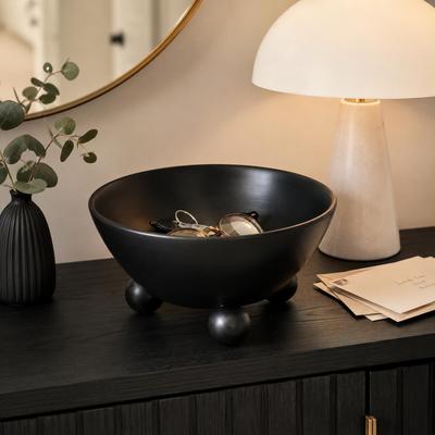 "Sagebrook Home Bowl with Ball Feet - 12"" x 12"" x 6"""