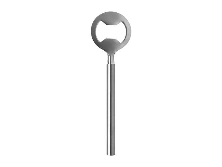 Flaschenöffner FINK STUDIO OPEN END , grau, Edelstahl, Flaschenöffner, Flaschenöffner, in Geschenkverpackung