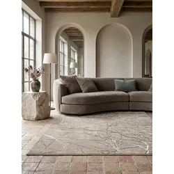 Teppich Polyester Beige 140x200 cm - KAVALA   Kadima Design