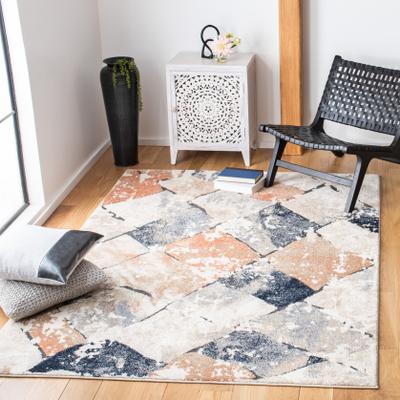 SAFAVIEH Coppertone Hugborg Abstract Distressed Rug