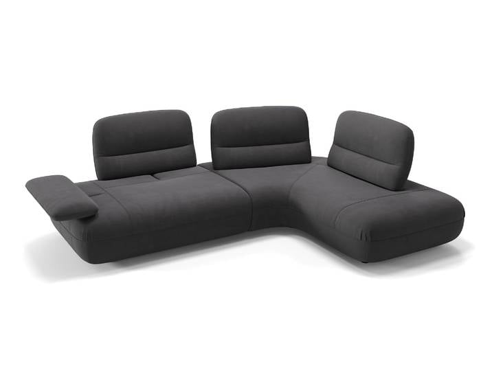 Design Ecksofa DUBAI Wohnlandschaft Sofa mit Sitztiefenverstellung
