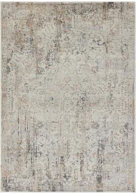 Juniper Home Firenze Abstract Light Gray/ Cream Area Rug