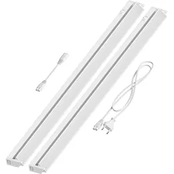 ledscom.de LED Unterbau-Leuchte LIWO 91cm, schwenkbar, je 1517lm, weiß 2er Set