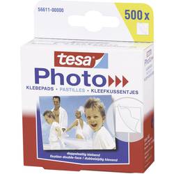 tesa Photo® Klebepads (B x H) 12 mm x 13 mm Weiß Inhalt: 500 St. 56611-00000-00