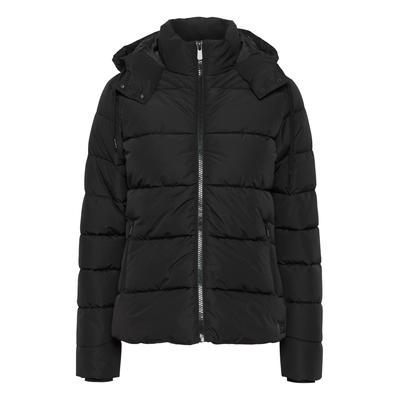 Winterjacke OXMO "Winterjacke OXSofina", Damen, Gr. L, schwarz, Obermaterial: 100% Polyester PES., Jacken Winterjacke