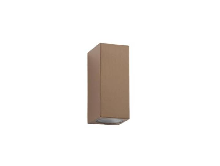 Lucande Applique Exterieur Xava à intensité variable (Moderne) en Marron Aluminium (à 2 lampes\, GU10) Murale Luminaire Lampe Jardin Eclairage