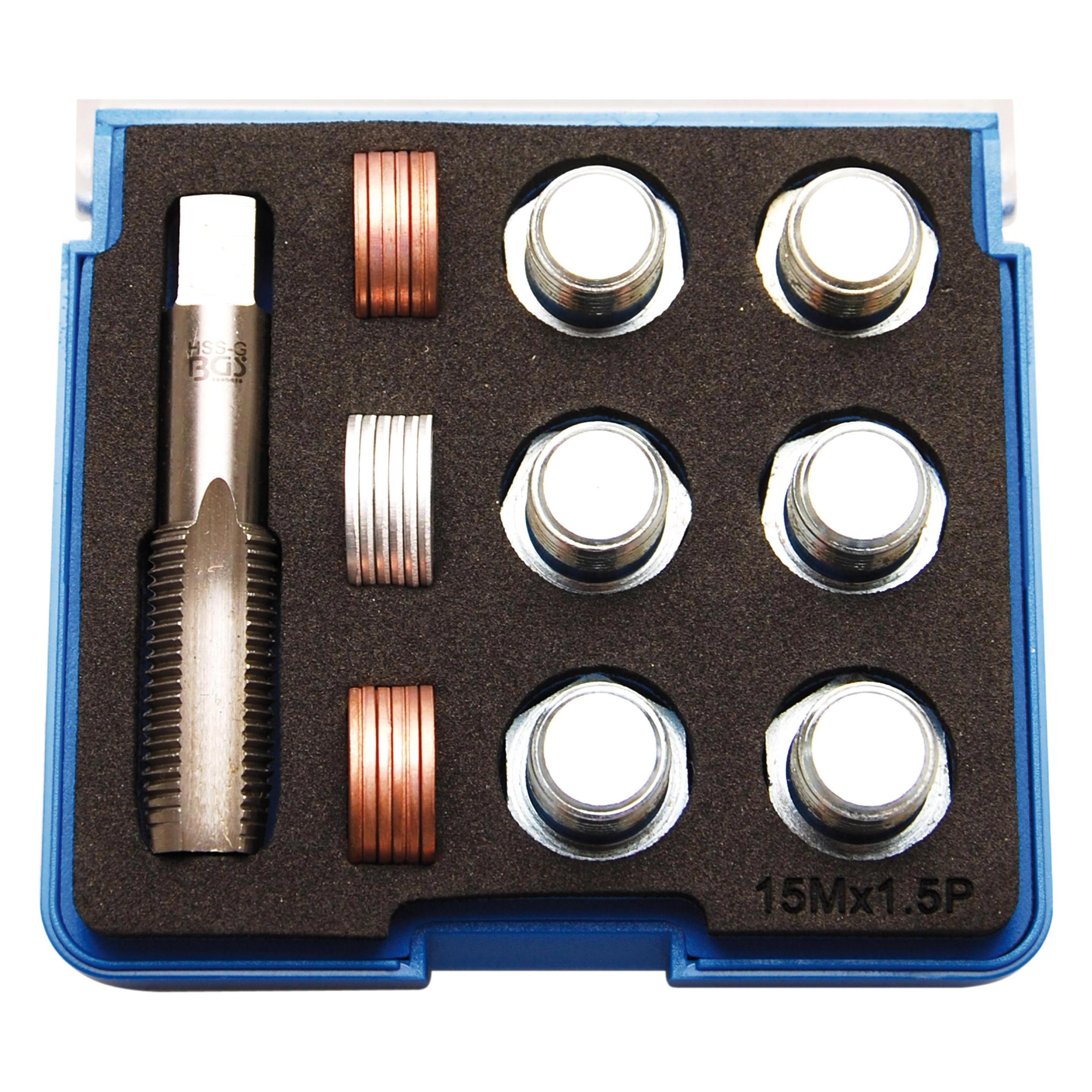 BGS Reparatursatz für Öl-Ablass-Gewinde M15 x 1,5 mm (22166272)