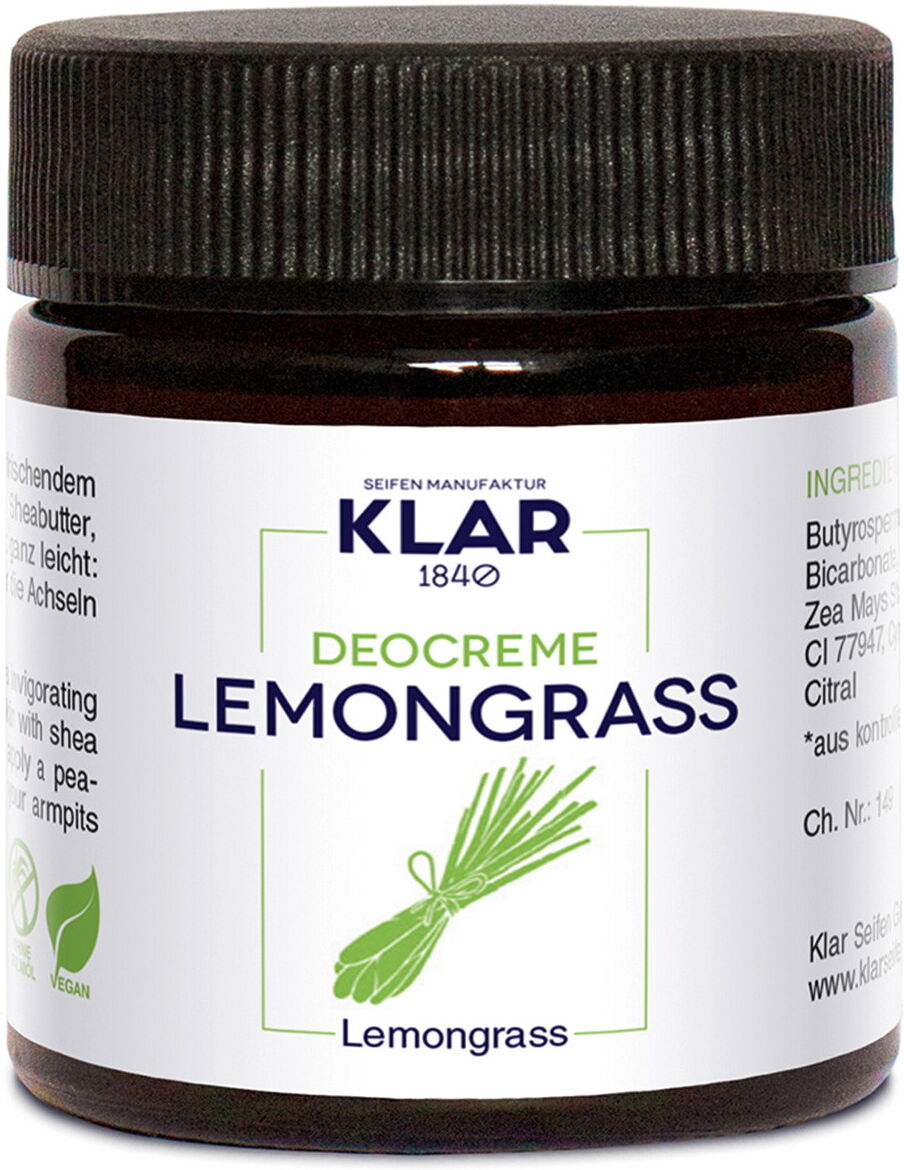 30ml KLAR Crema deodorante alla citronella