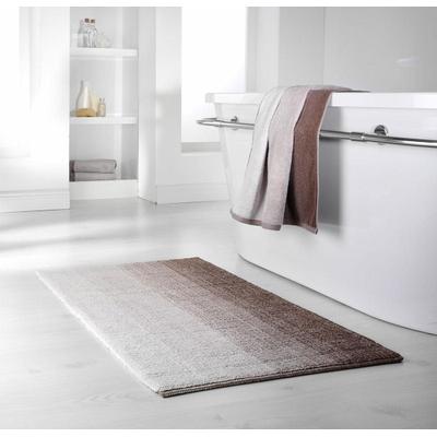 Badematte DYCKHOFF "Colori 09285" Gr. 4, braun, H:14mm, Bio-Baumwolle, Badematten, Badematte