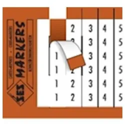 SES Bezeichnungskarte Markers E38 2 weiss