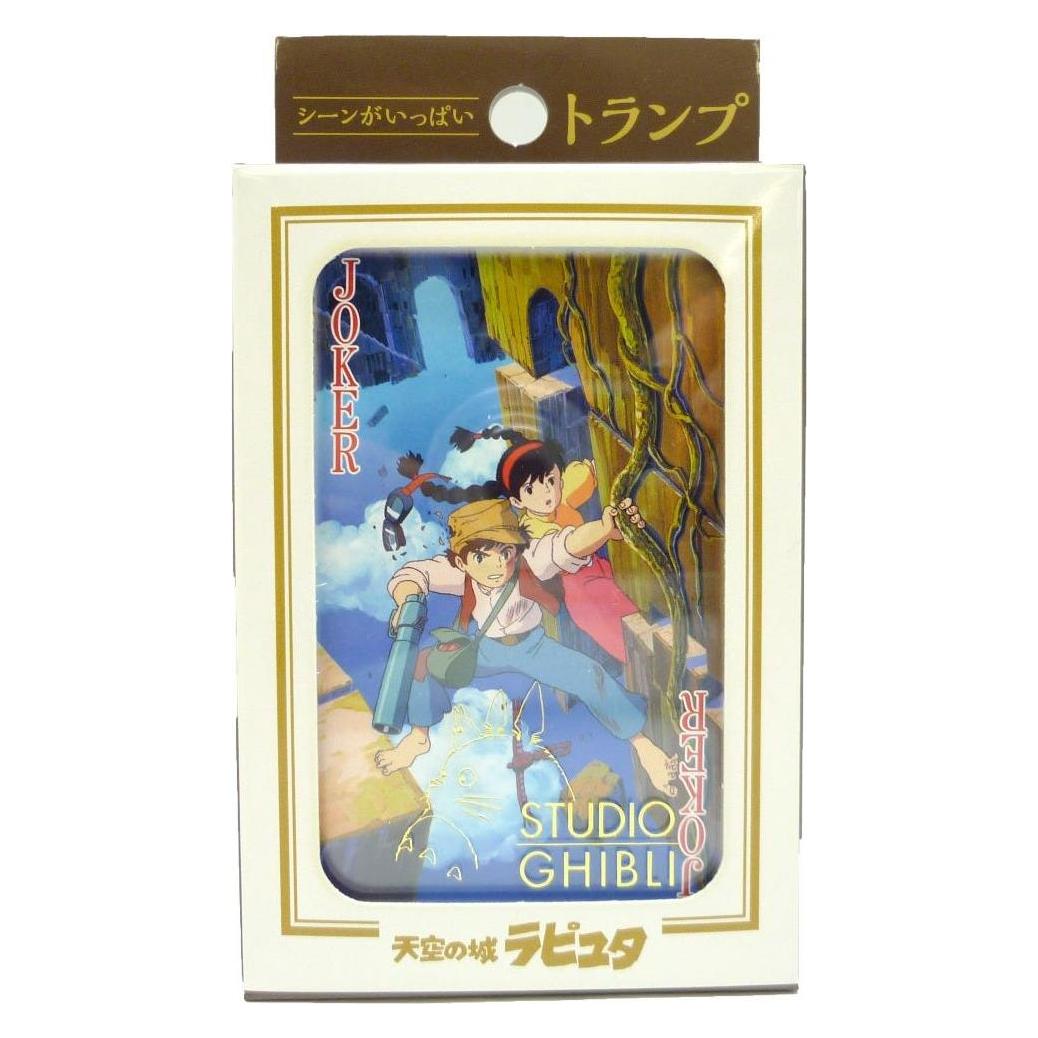Studio Ghibli GHIBLI - Le château dans le ciel - Jeu de cartes à jouer (54 cartes) (Französisch, 2 Spieler) (BNL18194)