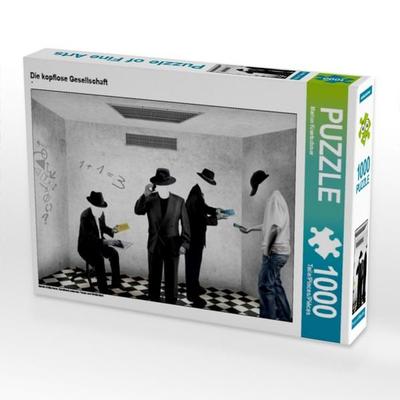 CALVENDO Puzzle Die kopflose Gesellschaft 1000 Teile Puzzle quer | 1000 Teile Lege-Größe 64 × 48 cm Foto-Puzzle für glückliche Stunden