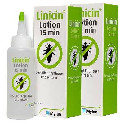 Linicin Lotion 15 Min. ohne Läusekamm Doppelpack 2x100 ml