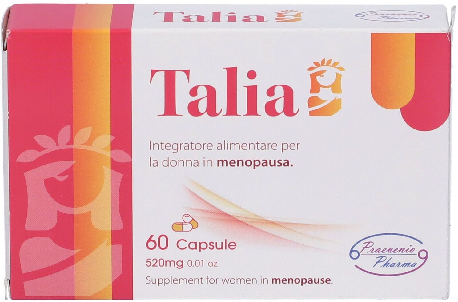 PRAEVENIO PHARMA Srl Talia Menopausa, 60 Capsule