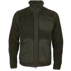 Härkila Herren Rurik Teddy Fleece - S - Shadow grey/Willow green
