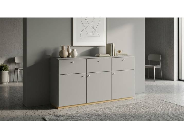 Breites Sideboard Premium Dekore Grau
