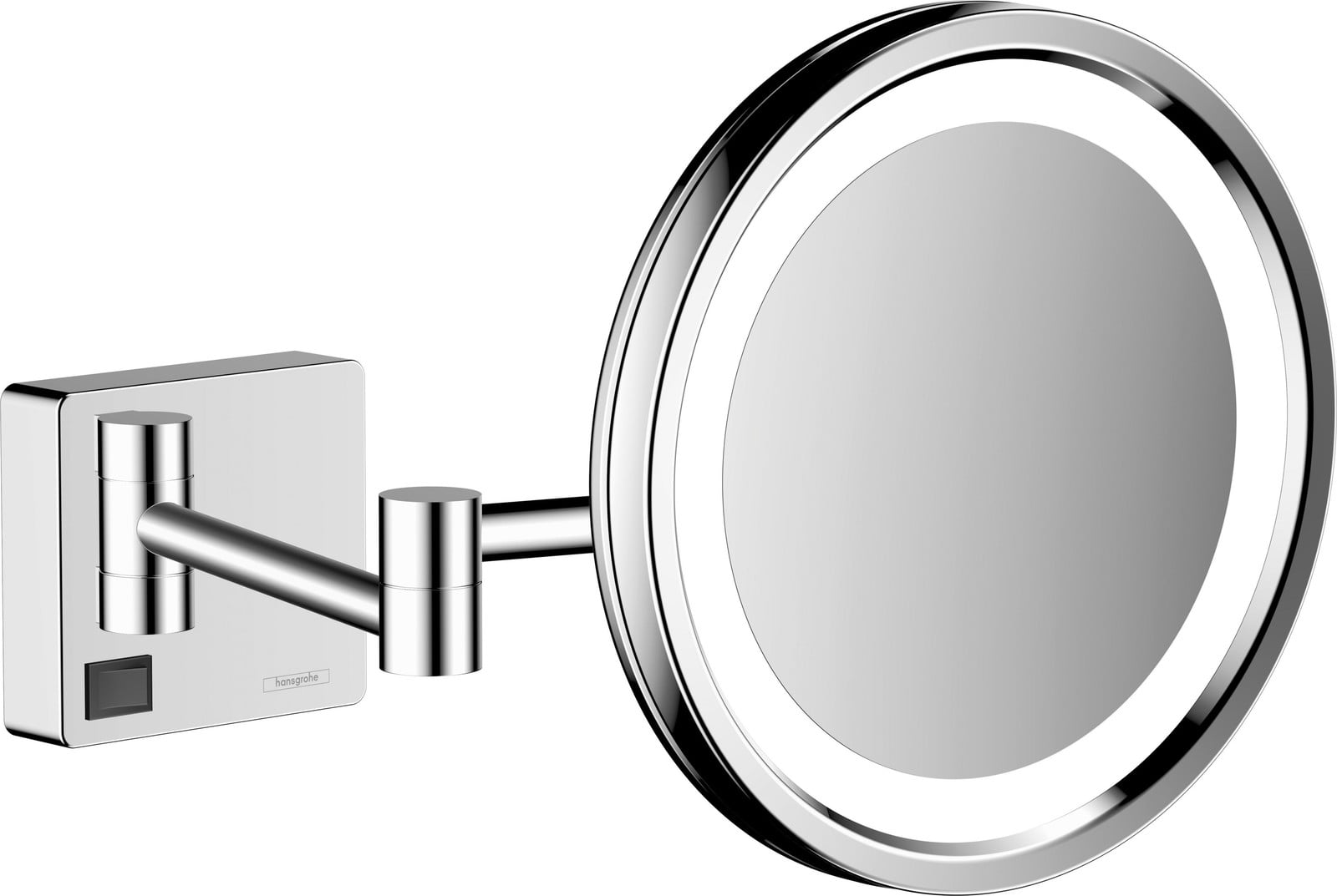 Hansgrohe Kosmetikspiegel ADDSTORIS met LED-verlichting, chroomkleurig
