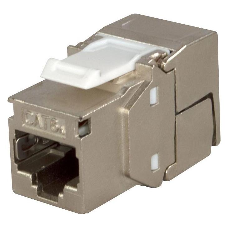 SCP CAT6 SHEILDED 10GBASE T RJ45 JACK (Keystone Modul) (CAT6A-SH-JACK-WT)