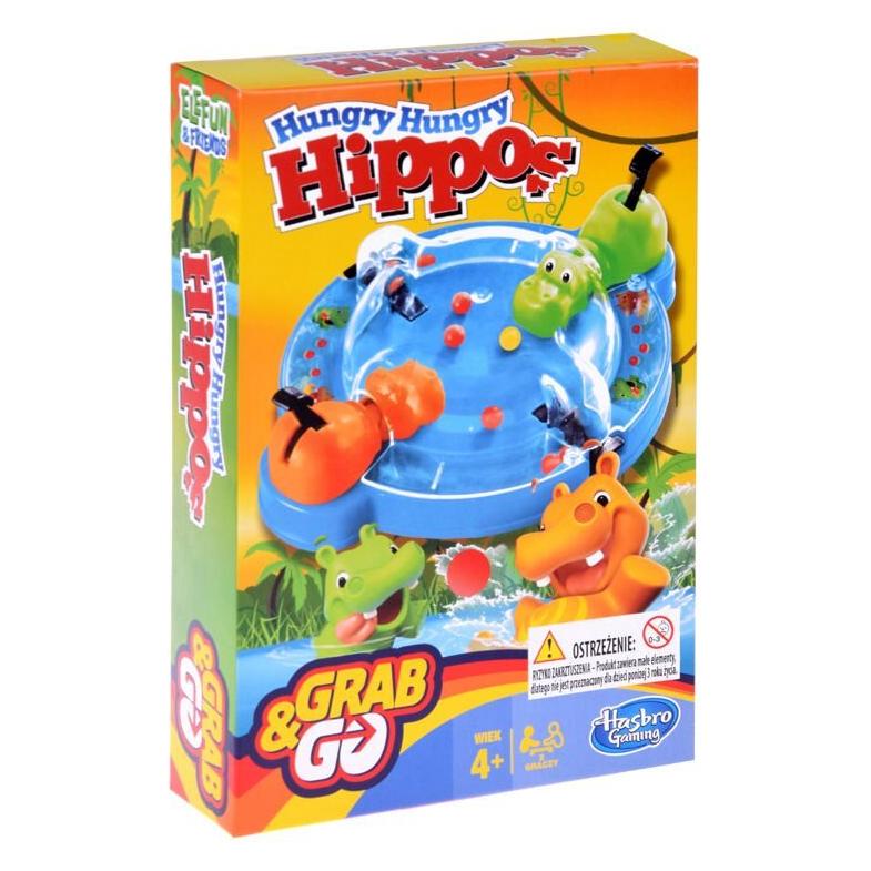 Hasbro Gra Hungry Hungry Hippo Grab and Go (B1001)