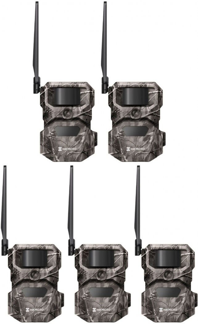 Lot de 5 caméras de surveillance de la faune Hikmicro T16