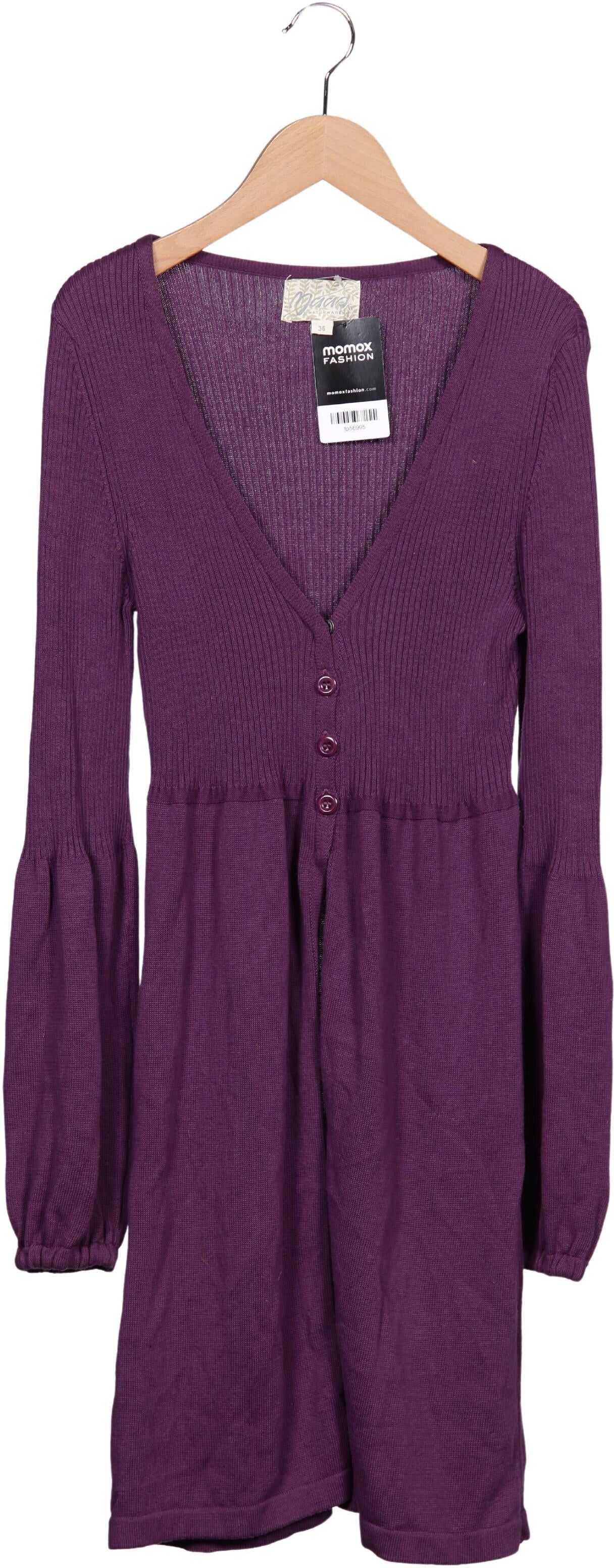 Maas Damen Strickjacke, Lila, Gr. EU 36, Baumwolle - Second Hand