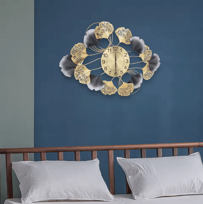 Uplift Curations Large Modern Gold Wall Clock Luxury Creative Oversized Wall Art Clock For Living Room Decor Large Modern Gold Wall Clock Luxury Creative Oversized Wall Art Clock For Living Room Decor