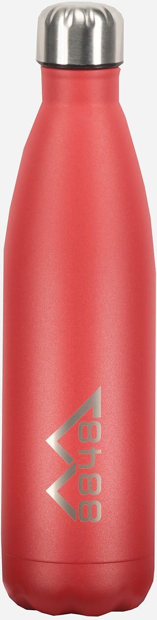 8848 Steel Double Inox 0,75l - Borraccia - Rosso UNICA