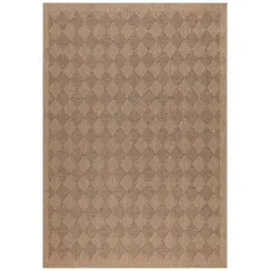 Balkonteppich Used-Look Wetterfest Waschbar Strapazierfähig Terrasse Garten Schwarz 280x370 cm – JUNGFRAU von Kadima Design