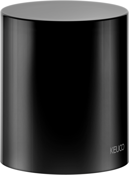 KEUCO Stülpglas für AVENO Seifenspender, 19952370024 Echtkristallglas, schwarz