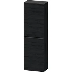 Duravit D-Neo Halbhochschrank DE011801616 40x24x132cm, 1 Türe, 4 Glasfachböden, Eiche Schwarz