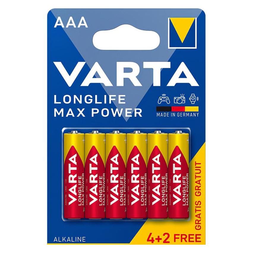 Varta AAA Max Tech, 4+2pcs (6 Stk., AAA) (4008496675838)