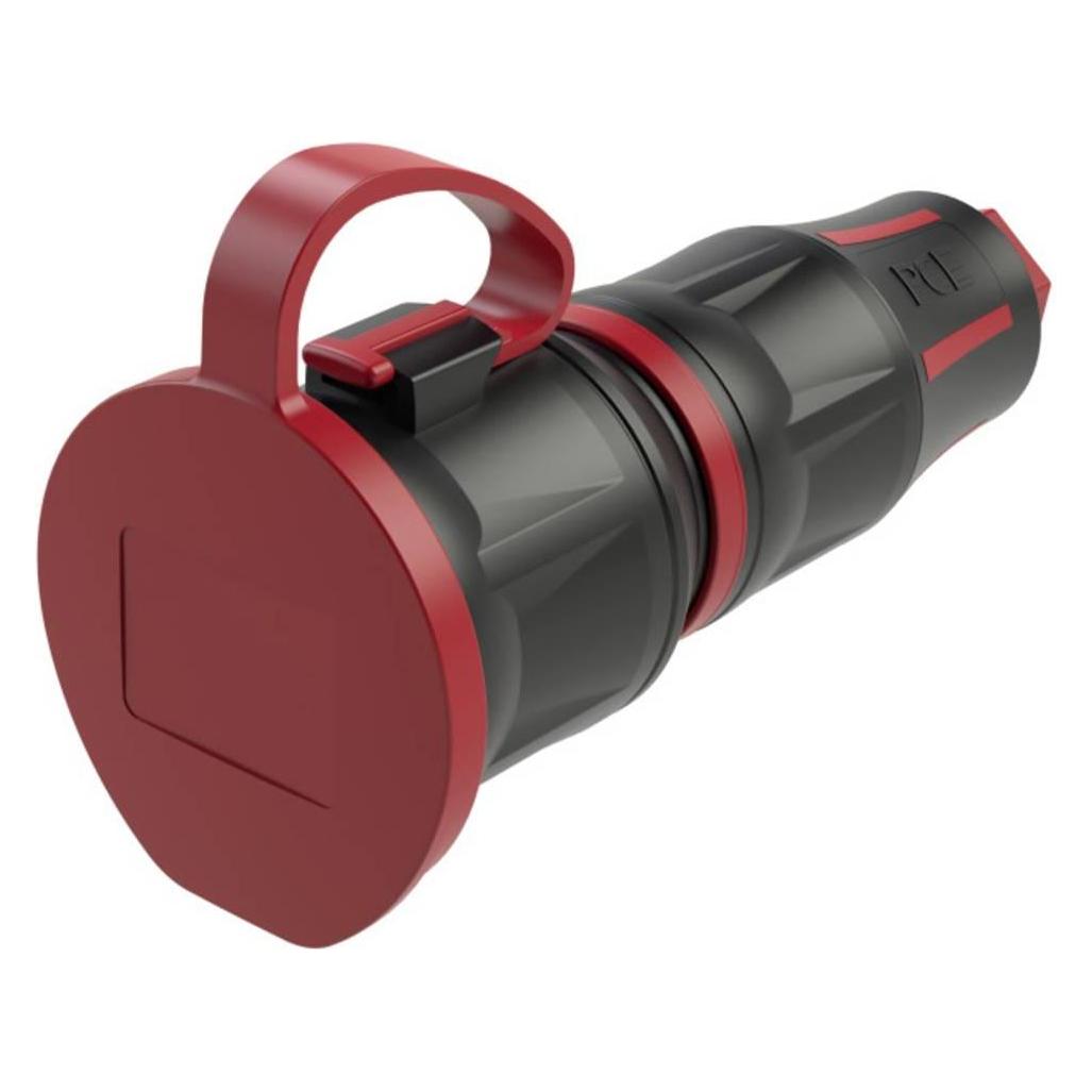PCE Schutzkontaktkupplung DB fb SH LED IP54 24731-src (24731-src)