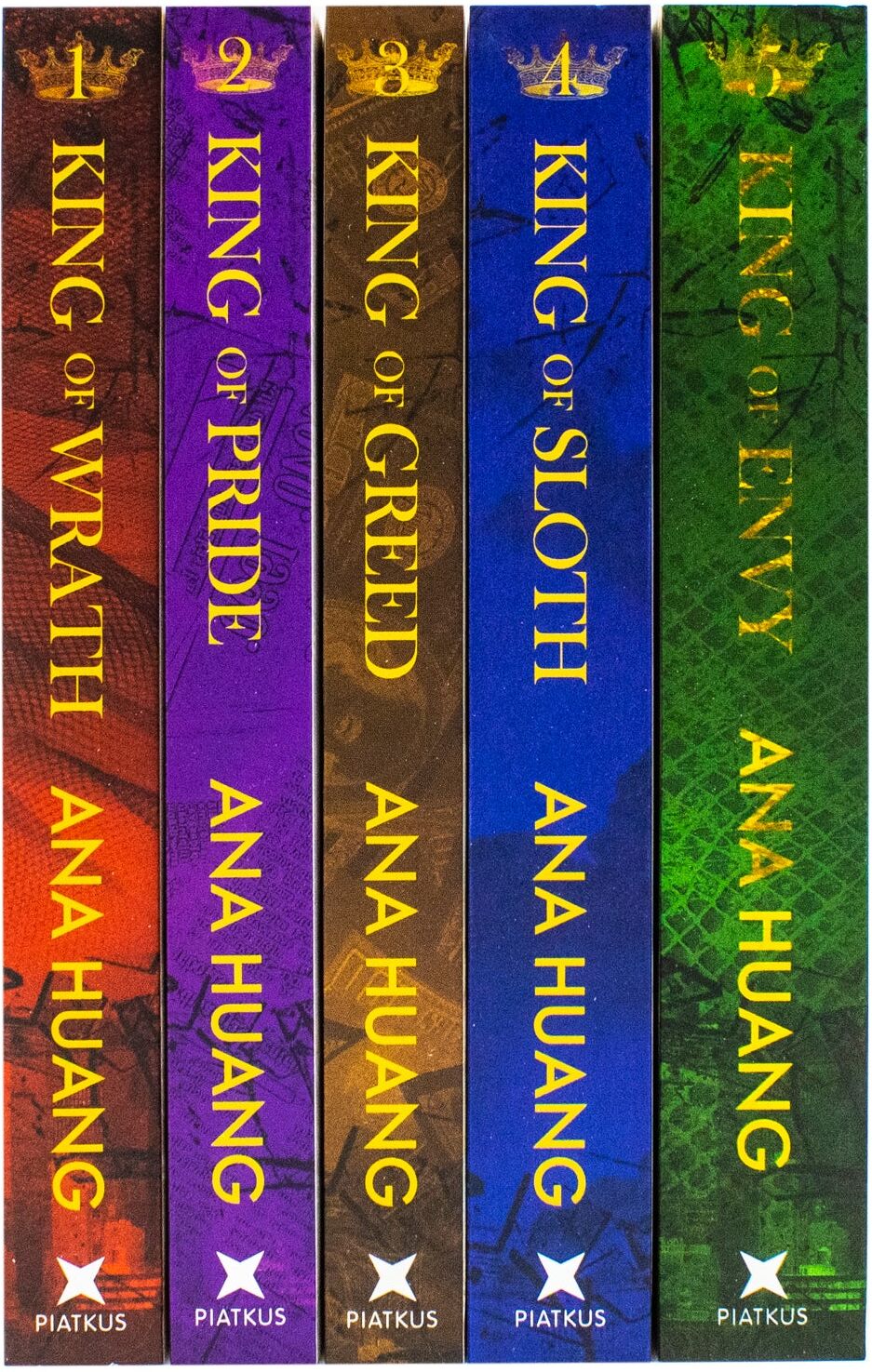 Piatkus Kings of Sin Series 5 Books Collection Set By Ana Huang (King of Wrath, King of Pride, King of Greed, King of Sloth and King of Envy)