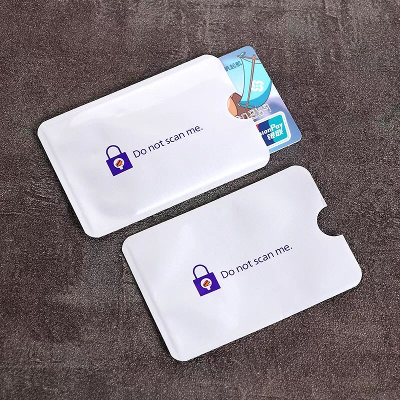INF 12er-Pack RFID-blockierende Kartenhüllen B