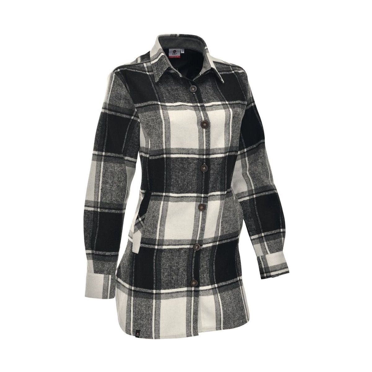 MAUL Sport Sanremo - Lange Flanell Bluse dark grey (10) 48 5830700901-10-48