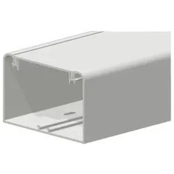 Licatec PVC-Brüstungskanal BR 110x70 PVC reinweiß (RAL 9010) - 4 x 2 m