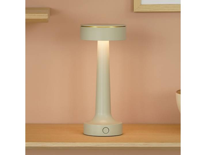 Buddy T1 Portable Lampe de Table Matt Grey - Antidark - Chambre à coucher - Aluminium
